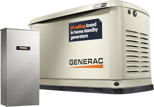 Generac Guardian 22kW Home Standby Generator with 200 Amp Transfer Switch, Durable All Aluminum, WiFi Enabled with G-Force Engine, Easy to Use, Whole House Powers Backups, Smart Outage Solution – Bisque - Image 6