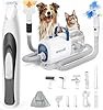 oneisall Dog Vacuum & Dryer for Shedding Grooming, 8 in 1 Dog Grooming Kit with Metal Blade Pet Clippers, Adjustable Speed and Temperature Control Blower - Image 4