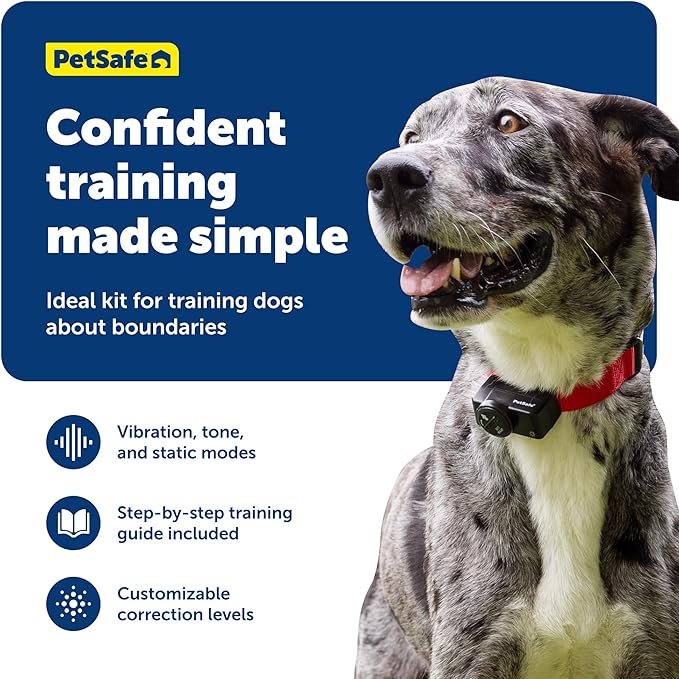 PetSafe Wireless Pet Containment System – Original Wireless Electric Fence for Dogs – Covers Up to 1/2 Acre – for Pets 8lb+ - Image 3