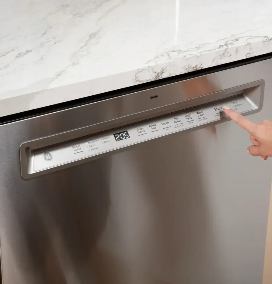GE – 24″ Front Control Built-In Tub Dishwashers with 3rd Rack, Sanitize Cycle and 47 dBA – Stainless Steels - Image 4