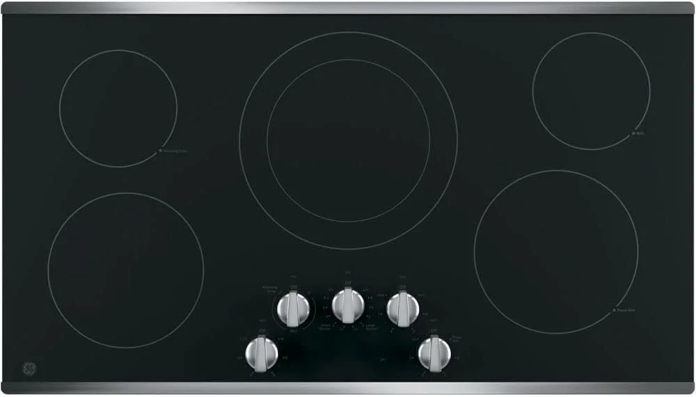 GE 36″ Built-In Electric Cooktops JP3036SLSS - Image 5