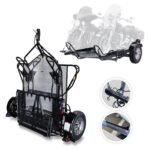 Go! Series Dual Rail Ride-Up Folding Motorcycle Trailer Discounted