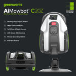 Greenworks 0.5 Acre RTKVision Navigation Robot Lawn Mower C20Z Wire-Free Smart Obstacle Avoidance - Image 11