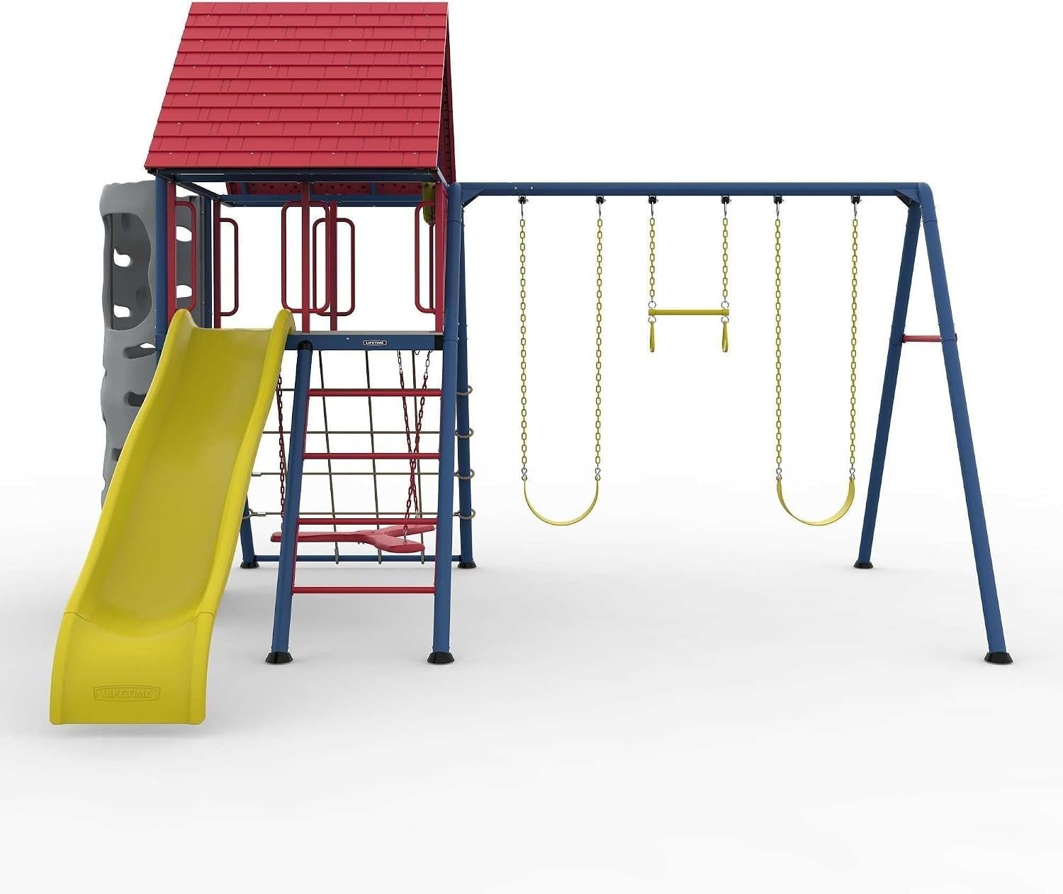 111-2.jpg Lifetime Big Stuff Swing Set Playset, Primary - Image 1