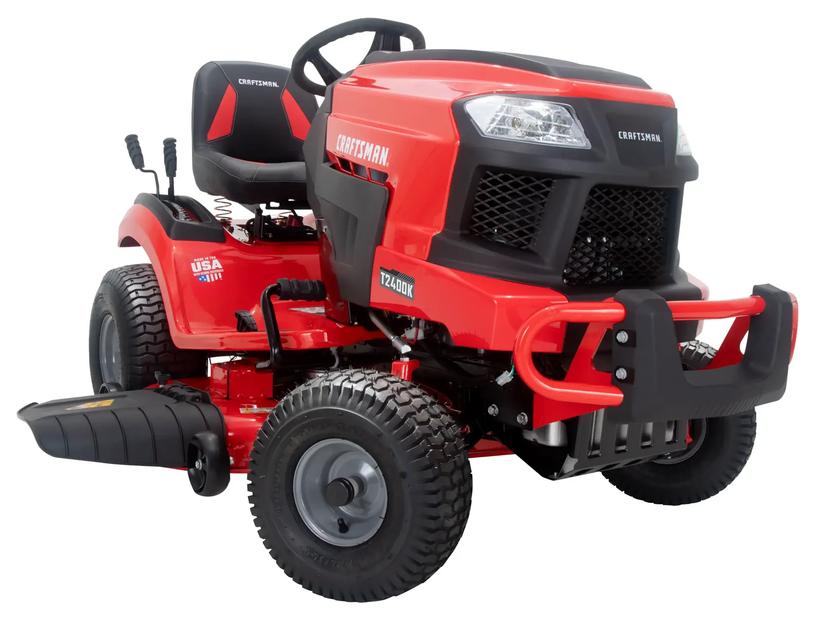1111.webp craftsman 46-in. 22.0 HP* KOHLER® V-Twin Hydrostatic TURN TIGHT™ Gas Riding Lawn Mower (T2400K) - Image 1
