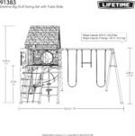 Lifetime Big Stuff Tube Slide Swing Set Playset - Image 11