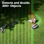 Greenworks 0.5 Acre RTKVision Navigation Robot Lawn Mower C20Z Wire-Free Smart Obstacle Avoidance - Image 13