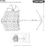 Lifetime Big Stuff Tube Slide Swing Set Playset - Image 12
