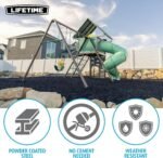 Lifetime Big Stuff Tube Slide Swing Set Playset - Image 3