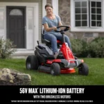 craftsman 56V MAX* 30-in. Battery-Powered Brushless Compact Riding Mower - Image 4