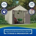 Suncast Tremont 8×10 BMS8100 Outdoor Resin Storage Shed - Image 4