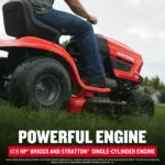 craftsman 42 in. 17.5 HP* Gear Drive Gas Riding Mower (T110) - Image 5