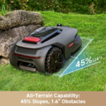 MOVA LiDAX Ultra 2000 Robot Lawn Mower with 4G with Garage for 0.5 Acre, No Wire No RTK+360° 3D LiDAR+AI Vision, 45% Slope, Cut Height 1.2″-3.9″, 150 Multi-Zone,Edge Cutting(Garage Shipped Separately) - Image 7