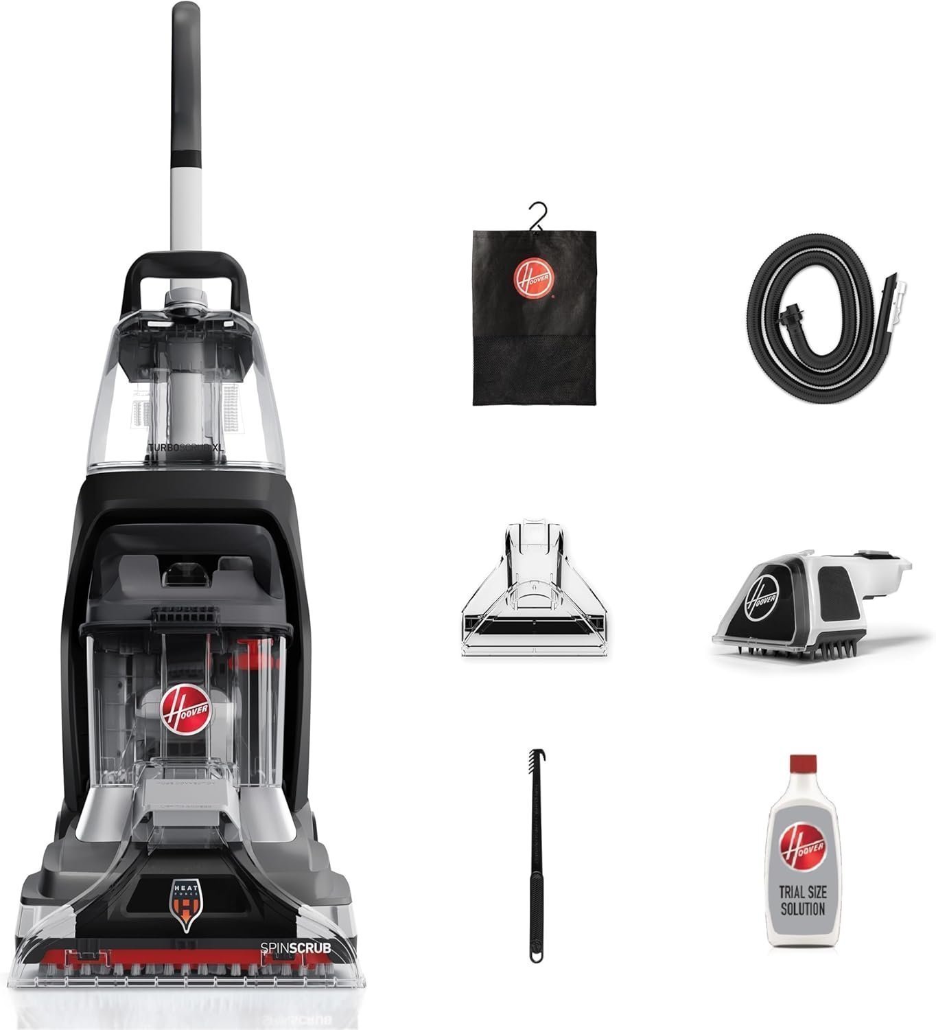 Hoover PowerScrub Deluxe Carpet Cleaner for Carpet & Upholstery with Tools