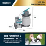 Bestway APX 365 16ft x 48 inches Round Above Ground Pool Set - Image 4