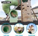 Lifetime Big Stuff Tube Slide Swing Set Playset - Image 6