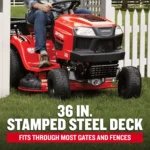 craftsman 36-in. 11.5 HP* Gear Drive Riding Mower (T100) - Image 9