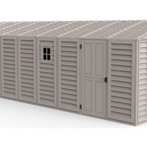 DuraMax Sheds Vinyl Garage 10x26 w/ Foundation Kit