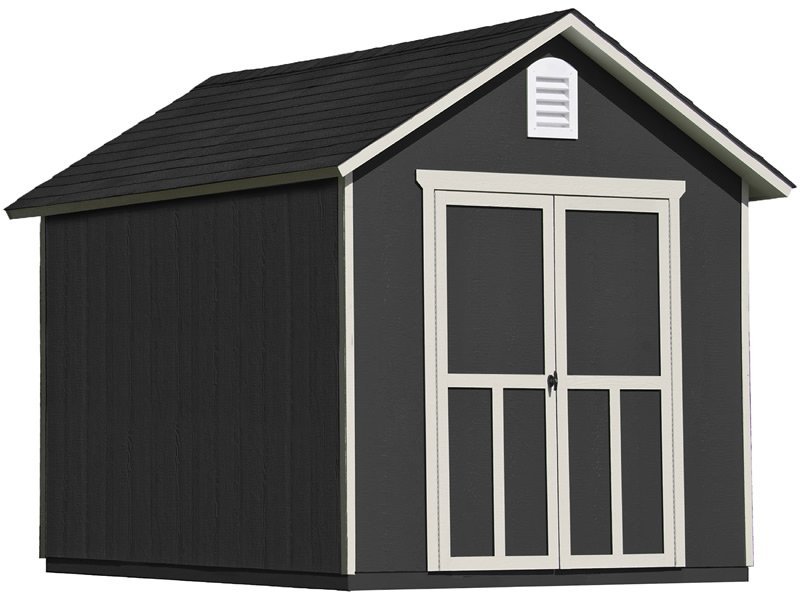 Handy-Home-Meridian-8x10-Wood-Shed-19348-4-1.jpg Handy Home Meridian 8x10 Wood Storage Shed w/ Floor - Image 1