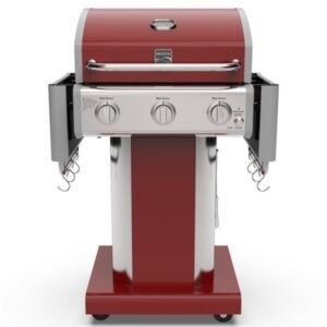 Kenmore 3-Burner Propane Gas Grill with Foldable Side Tables