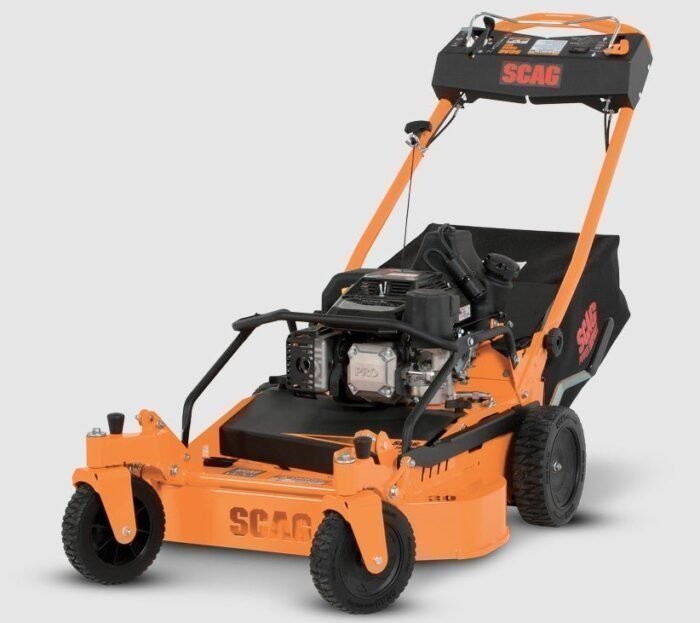 Scag_SFC30_Swivel_walk_mower_sfc30-7cv-s-1-700x623-1-1_4eff64ce-b17f-4920-a3c5-ae55f1f4eb01.jpg Scag SFC 30″ Walk-Behind Lawn Mower with 224cc Kohler CV Engine & Swivel Casters - Image 1