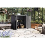 Suncast 7 ft. x 4 ft. Resin Standard Storage Shed with Floor Kit - Image 2