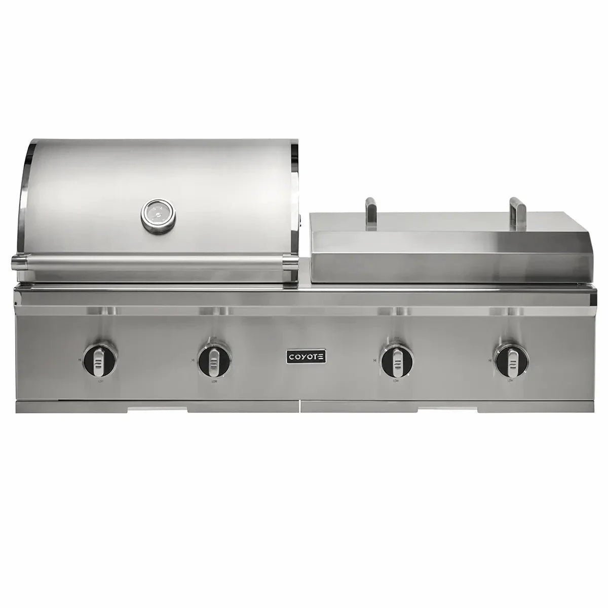 coyote-50-combo-built-in-gas-and-flat-top-grill-liquid-propane-outdoor-grill-1193128197.jpg Coyote 50″ Combo Built-In Gas and Flat Top Grill - Image 1