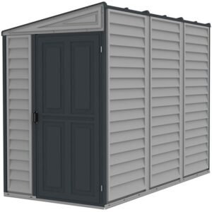 DuraMax 4x8 SideMate Plus Vinyl Shed w/ Foundation