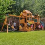 KidKraft Bear Cave Lodge Swing Set – Installation Available - Image 4