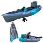 9.5ft Raptor Modular Propeller Drive Pedal Fishing Kayak | 380lbs Capacity | 2 Piece - Image 4