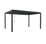 Sarasota 16’x10′ Galvanized Steel Louvered Pergola - Image 6