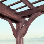 14′ X 10′ Somerville Pergola W/ Electric – Dark Walnut DIY - Image 5