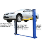 9000 LB Baseplate 2-Post Lift – 9KBPX - Image 6