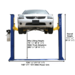 9000 LB Baseplate 2-Post Lift – 9KBPX - Image 7