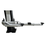 Asymmetric 2 Post Car Lift Clear Floor 9,000 lbs. Capacity Heavy Duty in Black - Image 7