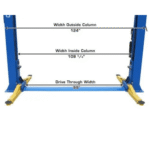 8000 Lb Capacity Baseplate 2-Post Lift - Image 6
