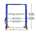 Platinum 12000 LB Certified 2-Post Lift – PVL-12 - Image 2