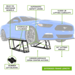 5000TLX – Extended-Length Portable Lift (5,000 lbs Capacity) - Image 2