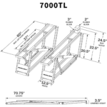 7000TLX Extended-Length Portable Lift – 7,000 lbs Capacity - Image 9