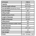 FP8K-B 8,000 LB Deluxe Series Storage/Service Four Post Lift - Image 4