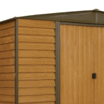 10 ft. x 8 ft. Woodridge Shed – Durable Metal Storage with Woodgrain Finish - Image 5
