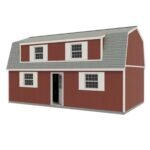 Camp Reynolds 16-ft x 32-ft Gambrel Style Wood Outdoor Storage Shed