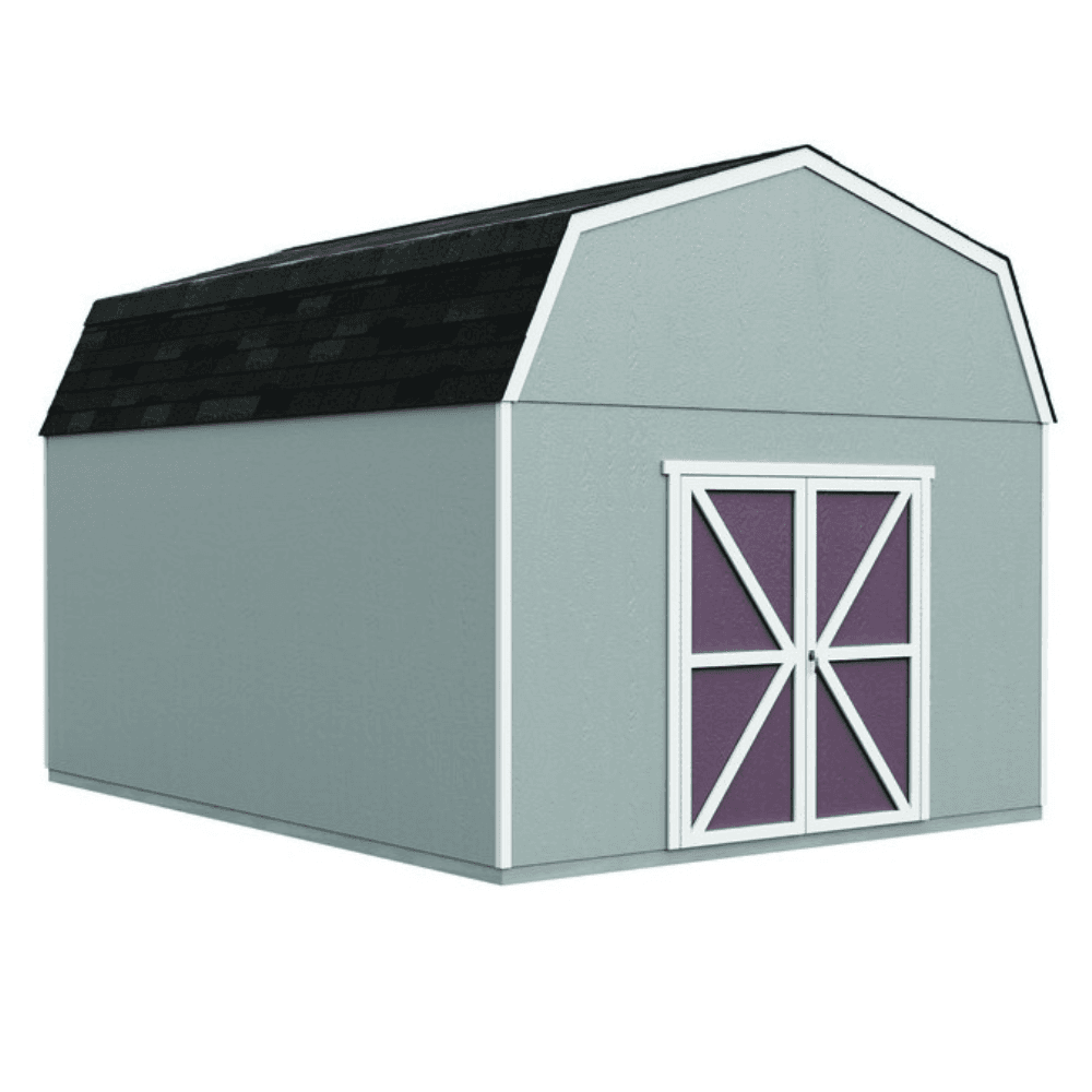 Hudson 12 ft. W x 16 ft. D Wood Storage Shed