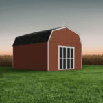 Hudson 12 ft. W x 16 ft. D Wood Storage Shed - Image 2