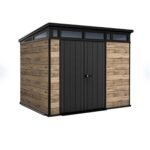 Signature Pine/Graphite DecoCoat Shed 9×7