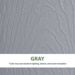 15′ x 8′ Dual Entry Outdoor Storage Shed, Gray - Image 3
