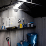 8′ x 10′ Outdoor Plastic Shed W/ Floor and Windows - Image 2