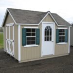 12 x 10 ft Classic Wood Cottage Panelized Storage Shed - Image 2