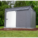 Modernist 10 ft. x 7 ft. Barn Door Storage Shed - Image 3