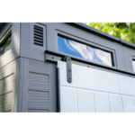 Modernist 10 ft. x 7 ft. Barn Door Storage Shed - Image 4